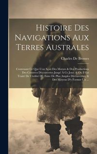 Produktbild: Histoire Des Navigations Aux Terres Australes