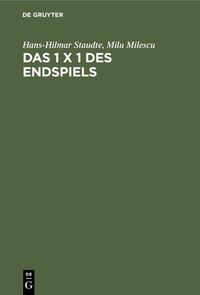 Produktbild: Das 1 x 1 des Endspiels