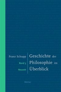 Produktbild: Geschichte der Philosophie im &Uuml;berblick. Band 3. Neuzeit