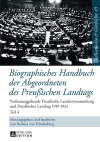 Produktbild: Biographisches Handbuch der Abgeordneten des Preu&szlig;ischen Landtags