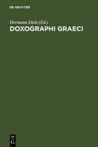 Produktbild: Doxographi Graeci