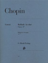 Produktbild: Fr&eacute;d&eacute;ric Chopin - Ballade As-dur op. 47