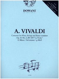 Concerto for Flute, Strings and Basso continuo, für Querflöte und Klavier, m. Audio-CD
