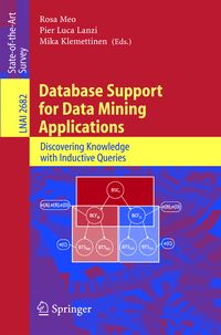 Produktbild: Database Support for Data Mining Applications