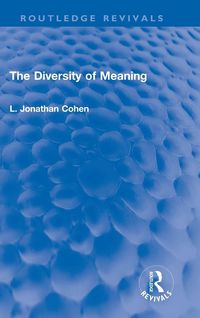 Produktbild: The Diversity of Meaning