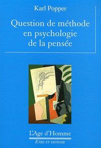 Produktbild: Question de m&eacute;thode en psychologie de la pens&eacute;e