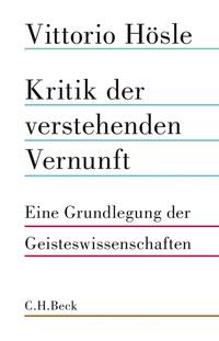 Produktbild: Kritik der verstehenden Vernunft