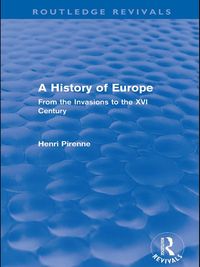 Produktbild: A History of Europe (Routledge Revivals)