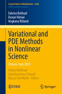 Produktbild: Variational and PDE Methods in Nonlinear Science