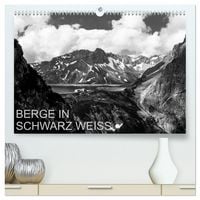 Produktbild: BERGE IN SCHWARZ WEISS (hochwertiger Premium Wandkalender 2026 DIN A2 quer), Kunstdruck in Hochglanz