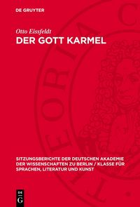 Produktbild: Der Gott Karmel