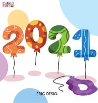Produktbild: 2021 - A kids new years book celebrating 2021