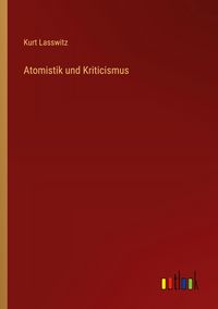 Produktbild: Atomistik und Kriticismus