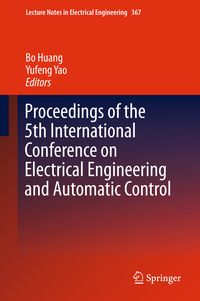 Produktbild: Proceedings of the 5th International Conference on Electrical Engineering and Automatic Control