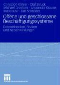 Produktbild: Offene und geschlossene Besch&auml;ftigungssysteme
