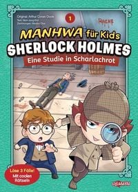 Produktbild: Manhwa f&uuml;r Kids: Sherlock Holmes (Band 1) - Eine Studie in Scharlachrot
