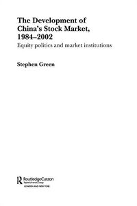 Produktbild: The Development of China's Stockmarket, 1984-2002