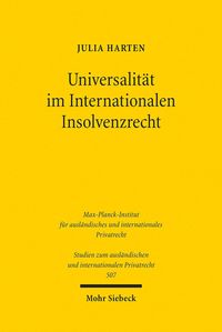 Produktbild: Universalit&auml;t im Internationalen Insolvenzrecht