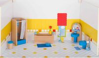 Bild vom Artikel Goki Puppenmöbel Badezimmer für Puppenhaus, Holz vom Autor 