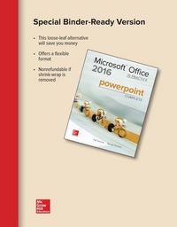 Produktbild: Looseleaf for Microsoft Office PowerPoint 2016 Complete: In Practice