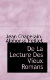 Produktbild: De La Lecture Des Vieux Romans