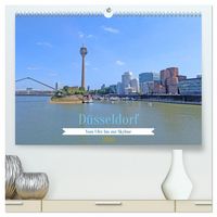 Produktbild: D&uuml;sseldorf Vom Ufer bis zur Skyline (hochwertiger Premium Wandkalender 2026 DIN A2 quer), Kunstdruck in Hochglanz