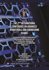 Produktbild: The 2nd International Conference on Advances in Materials and Engineering (ICAME)