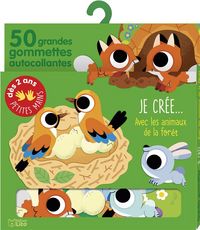 Produktbild: Je cr&eacute;e... avec les animaux de la for&ecirc;t : 50 grandes gommettes