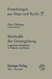 Produktbild: Methodik der Gesetzgebung
