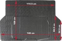 Produktbild: DINO 130026 Kofferraummatte Passend f&uuml;r Modell (Auto) Universal (L x B) 108 cm x 140 cm Schwarz