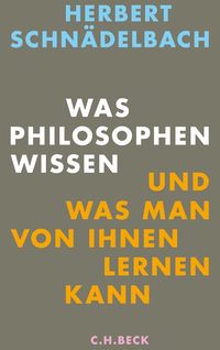 Bild vom Artikel Was Philosophen wissen vom Autor Herbert Schnädelbach