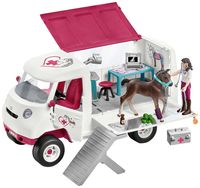 Bild vom Artikel Schleich 42439 - Horse Club, Mobile Tierärztin mit Hannoveraner-Fohlen, Tierarztmobil mit Zubehör, Spielset vom Autor 