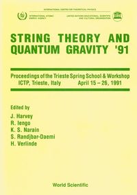 Produktbild: String Theory and Quantum Gravity '91 - Proceedings of the Trieste Spring School and Workshop