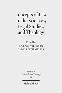 Produktbild: Concepts of Law in the Sciences, Legal Studies, and Theology