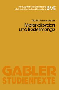 Produktbild: Materialbedarf und Bestellmenge