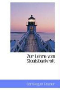 Produktbild: Zur Lehre Vom Staatsbankrott