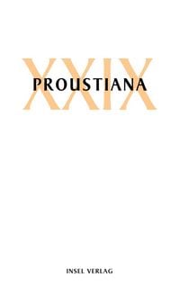 Produktbild: Proustiana XXIX