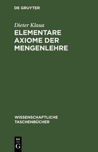 Produktbild: Elementare Axiome der Mengenlehre