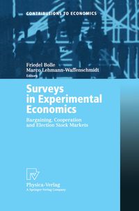Produktbild: Surveys in Experimental Economics
