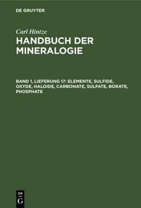 Produktbild: Elemente, Sulfide, Oxyde, Haloide, Carbonate, Sulfate, Borate, Phosphate