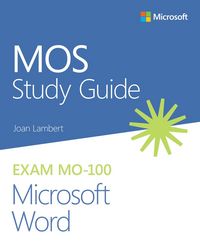 Produktbild: MOS Study Guide for Microsoft Word Exam MO-100