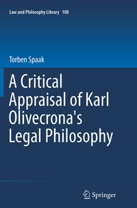 Produktbild: A Critical Appraisal of Karl Olivecrona's Legal Philosophy