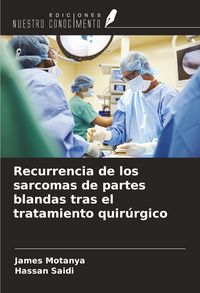 Produktbild: Recurrencia de los sarcomas de partes blandas tras el tratamiento quir&uacute;rgico