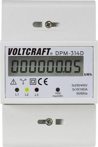 Produktbild: VOLTCRAFT DPM-314D DPM-314D Drehstromz&auml;hler digital 100A MID-konform: Nein 1St.