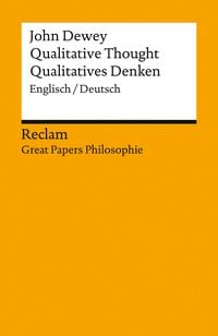 Produktbild: Qualitative Thought / Qualitatives Denken. Englisch/Deutsch
