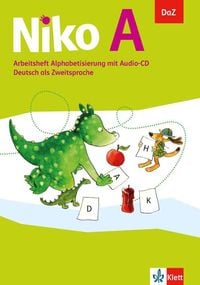 Produktbild: Niko A. DaZ - Deutsch als Zweitsprache. Arbeitsheft Alphabetisierung mit Audio-CD