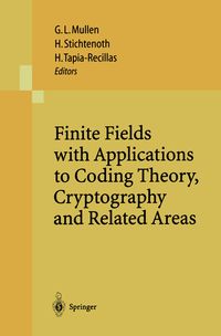 Produktbild: Finite Fields with Applications to Coding Theory, Cryptography and Related Areas