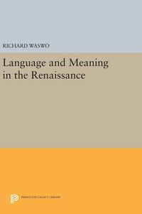 Produktbild: Language and Meaning in the Renaissance
