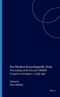 Produktbild: Pre-Modern Encyclopaedic Texts