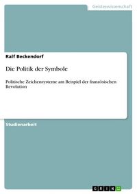 Produktbild: Die Politik der Symbole
